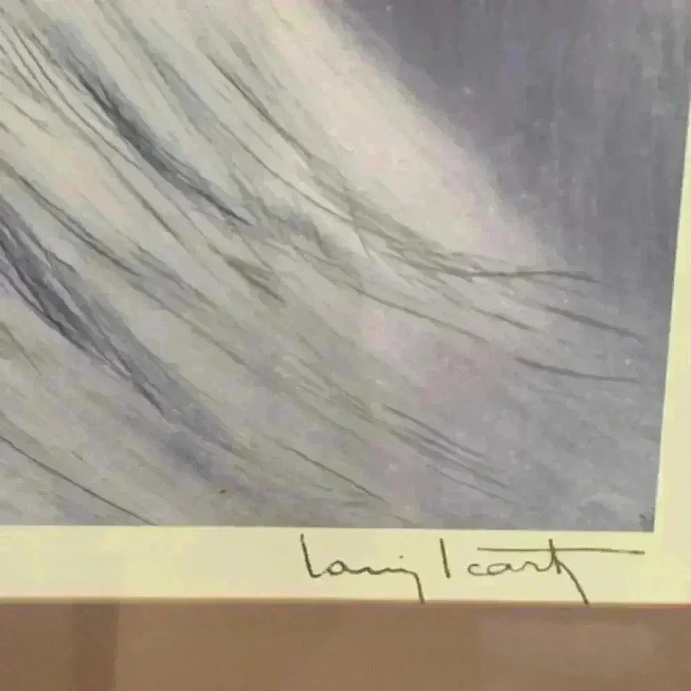 Le Sofa" by French Artist Louis Icart: Dry Point Etching - Signed - Picture 7 of 8